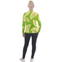 Lemon Fruit Healthy Fruits Food Velour Zip Up Jacket View2