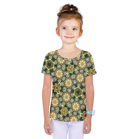 Pattern Background Texture Design Kids  One Piece Tee by Wegoenart