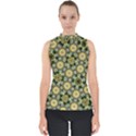 Pattern Background Texture Design Mock Neck Shell Top View1