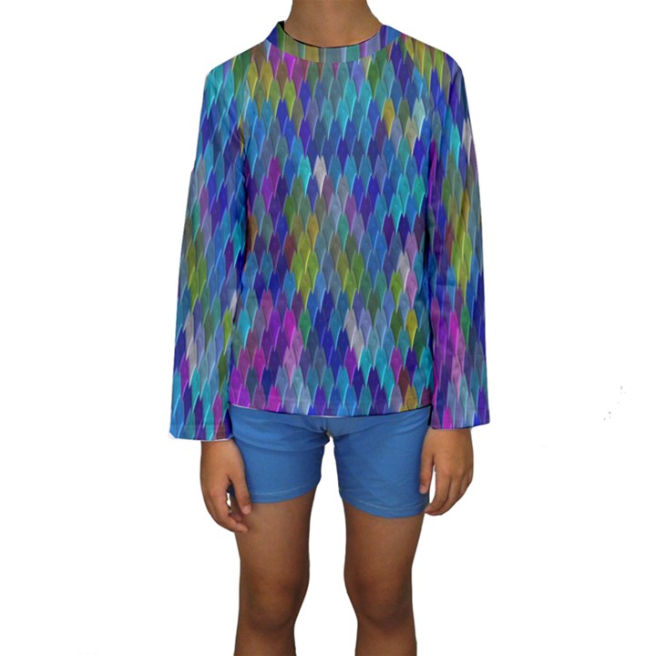 Background  Kids  Long Sleeve Swimwear