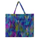 Background  Zipper Large Tote Bag View1