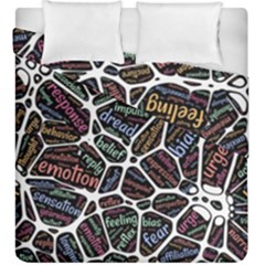 Mental Human Experience Mindset Duvet Cover Double Side (king Size) by Wegoenart