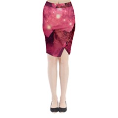 Manipulation Fantasy Photoshop Midi Wrap Pencil Skirt by Wegoenart