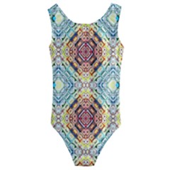 Pattern Kids  Cut-out Back One Piece Swimsuit by Sobalvarro