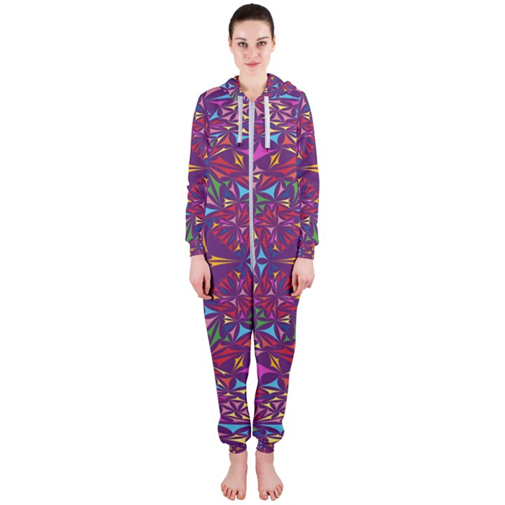 Kaleidoscope  Hooded Jumpsuit (Ladies) 