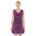 Kaleidoscope  V-Neck Sleeveless Dress View2