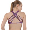 Kaleidoscope  Criss Cross Racerback Sports Bra View2