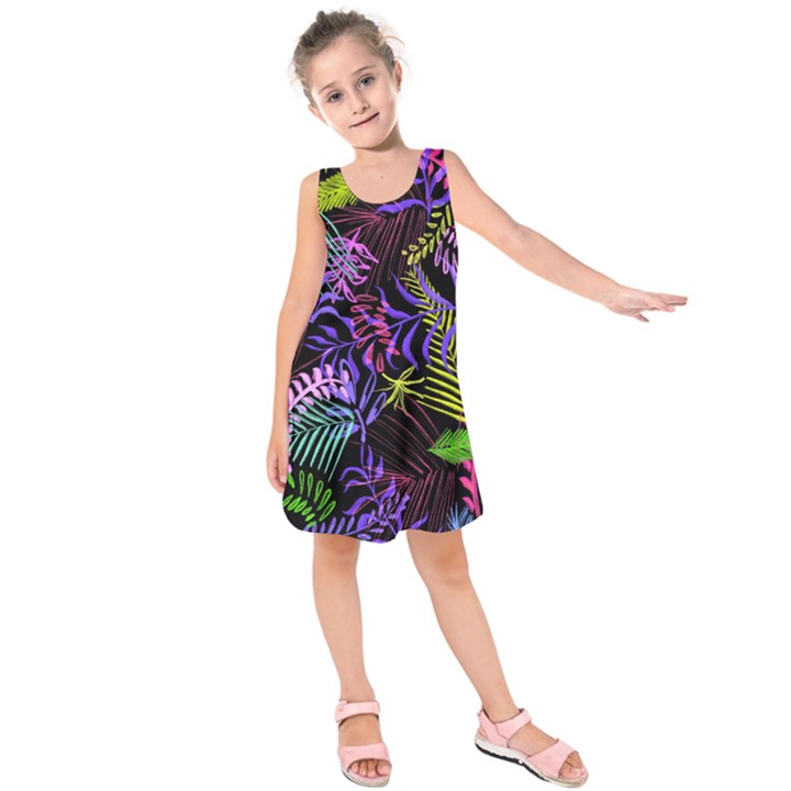 Leaves  Kids  Sleeveless Dress