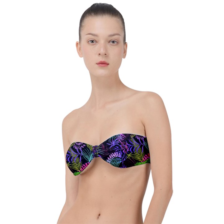 Leaves  Classic Bandeau Bikini Top 