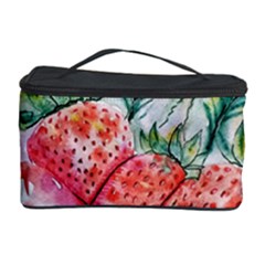 Strawberry Watercolor Figure Cosmetic Storage by Wegoenart