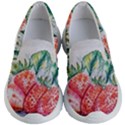 Strawberry Watercolor Figure Kids  Lightweight Slip Ons View1