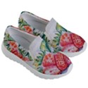 Strawberry Watercolor Figure Kids  Lightweight Slip Ons View3