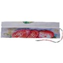 Strawberry Watercolor Figure Roll Up Canvas Pencil Holder (L) View2