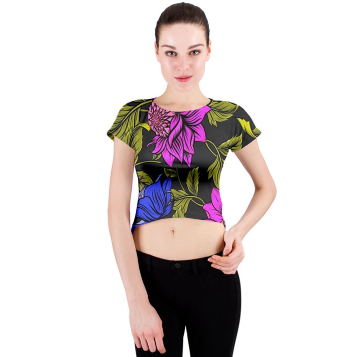 Botany  Crew Neck Crop Top