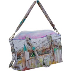 Mendoza City Argentina Mountains Canvas Crossbody Bag