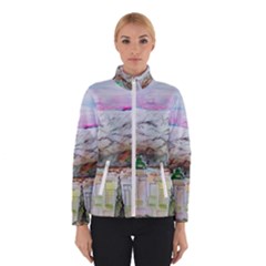 Mendoza City Argentina Mountains Winter Jacket by Wegoenart