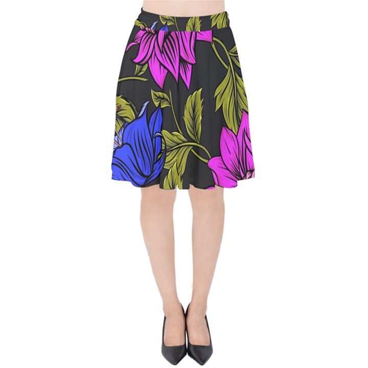 Botany  Velvet High Waist Skirt