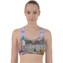 Mendoza City Argentina Mountains Back Weave Sports Bra View1