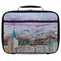 Mendoza City Argentina Mountains Full Print Lunch Bag by Wegoenart