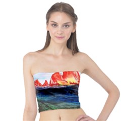 Fitzroy Argentina Chile Patagonia Tube Top by Wegoenart