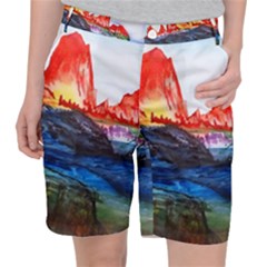 Fitzroy Argentina Chile Patagonia Pocket Shorts by Wegoenart