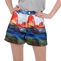 Fitzroy Argentina Chile Patagonia Ripstop Shorts by Wegoenart