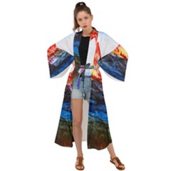 Fitzroy Argentina Chile Patagonia Maxi Kimono