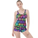 Pattern  Boyleg Tankini Set  View1