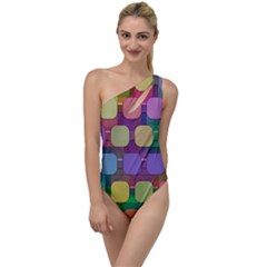 Pattern  To One Side Swimsuit by Sobalvarro