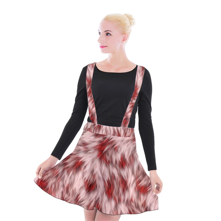 Abstract  Suspender Skater Skirt