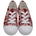 Abstract  Kids  Low Top Canvas Sneakers View1