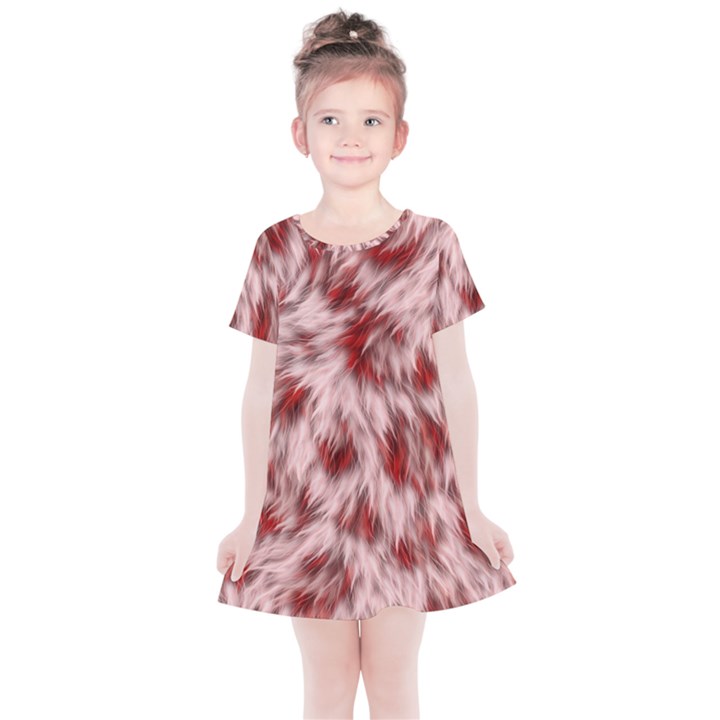 Abstract  Kids  Simple Cotton Dress