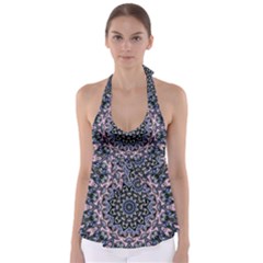 Background Kaleidoscope Abstract Babydoll Tankini Top by Wegoenart