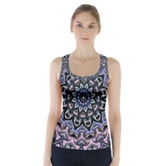 Background Kaleidoscope Abstract Racer Back Sports Top by Wegoenart