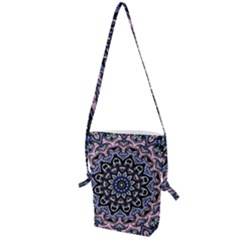 Background Kaleidoscope Abstract Folding Shoulder Bag by Wegoenart