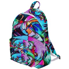 Abstract Flower Painting The Plain Backpack