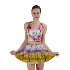 Mendoza Argentina Field Nature Mini Skirt by Wegoenart