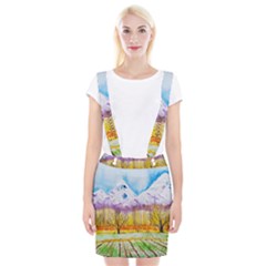 Mendoza Argentina Field Nature Braces Suspender Skirt by Wegoenart