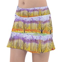 Mendoza Argentina Field Nature Tennis Skirt by Wegoenart