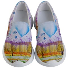 Mendoza Argentina Field Nature Kids  Lightweight Slip Ons by Wegoenart