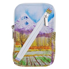 Mendoza Argentina Field Nature Belt Pouch Bag (large) by Wegoenart