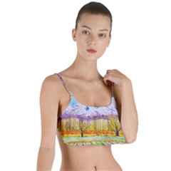 Mendoza Argentina Field Nature Layered Top Bikini Top 