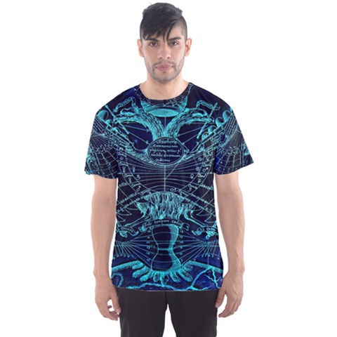 Zodiac Sign Astrology Horoscope Men s Sports Mesh Tee by Wegoenart