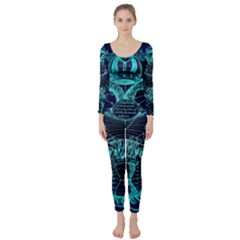 Zodiac Sign Astrology Horoscope Long Sleeve Catsuit by Wegoenart