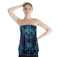 Zodiac Sign Astrology Horoscope Strapless Top by Wegoenart