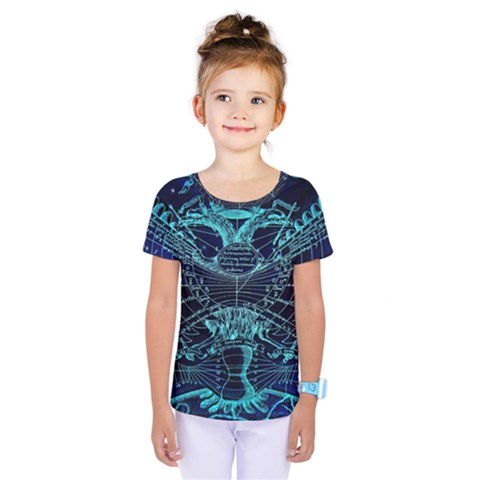 Zodiac Sign Astrology Horoscope Kids  One Piece Tee by Wegoenart