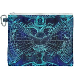 Zodiac Sign Astrology Horoscope Canvas Cosmetic Bag (xxxl) by Wegoenart