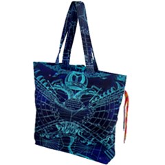 Zodiac Sign Astrology Horoscope Drawstring Tote Bag