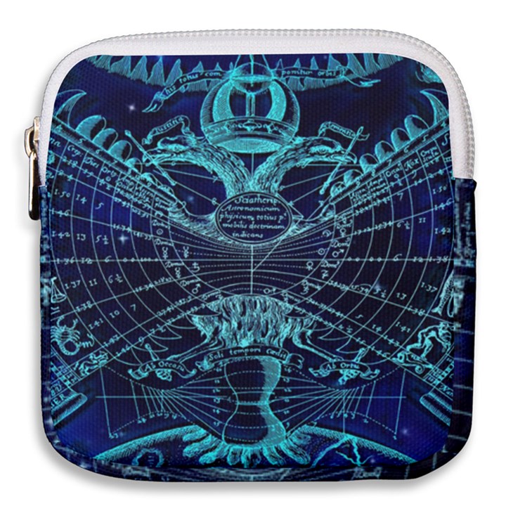 Zodiac Sign Astrology Horoscope Mini Square Pouch