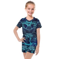 Zodiac Sign Astrology Horoscope Kids  Mesh Tee And Shorts Set